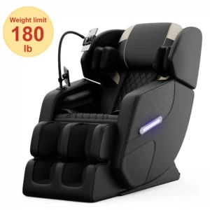 Zero Gravity reclining, heating, touchscreen. Supports up to 180lbs