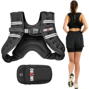 Weighted Vest,8lbs Weights Vest for Women Men reflective