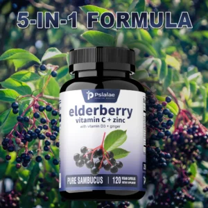 Elderberry, Vitamin C + Zinc - Supports The Immune System